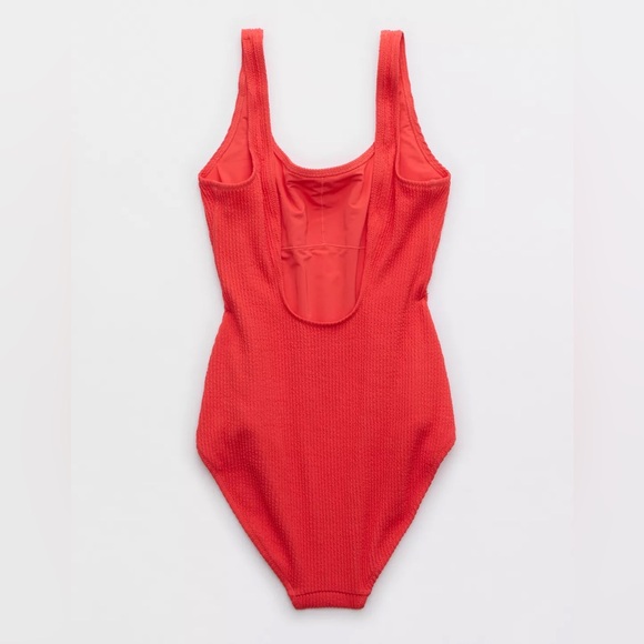 NWT Aerie Crinkle Scoop Full Coverage One Piece Swimsuit - Picture 4 of 5